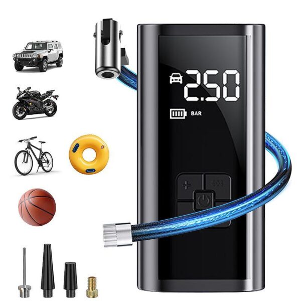 0d14abad850d4fa79f8c1d14fcf4fdf3~tplv-fhlh96nyum-resize-jpeg_800_800 Portable Wireless Car Air Compressor, Tire Inflator, Air Pump with LED Light, Electric Tire Inflator Pump for Motorcycle Bicycle Auto Tyre Balls, Vehicle