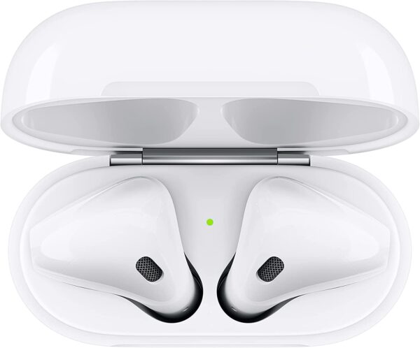 Apple AirPods (2nd Generation) Wireless Earbuds with Lightning Charging Case Included. Over 24 Hours of Battery Life, Effortless Setup. Bluetooth Headphones for iPhone