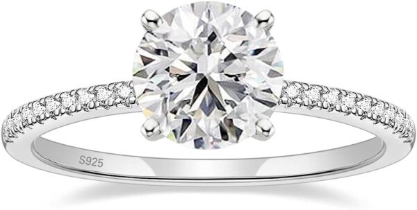 202306090037003494 EAMTI 1.2 CT Moissanite Rings 925 Sterling Silver Engagement Rings for Women Round Cut Promise Wedding Rings Stunning Wedding Bands for Women Size 3-11