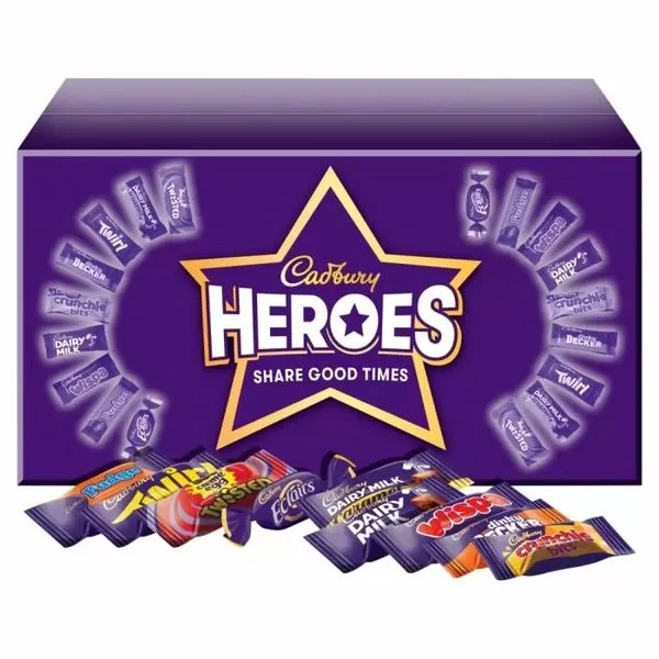 Grab the Sweet Fun at Cadbury Heroes!   2kg  Individually Wrapped Milk Chocolates + Free Shipping! Don’t Miss Out!