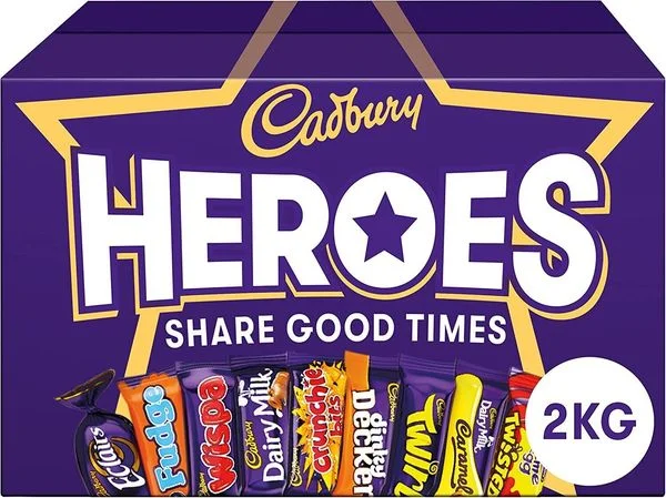 Grab the Sweet Fun at Cadbury Heroes!   2kg  Individually Wrapped Milk Chocolates + Free Shipping! Don’t Miss Out!