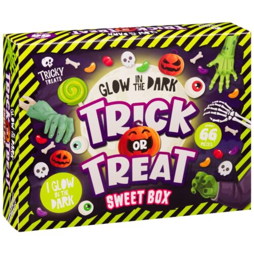 Glow In The Dark Trick Or Treat Sweet Box 500g