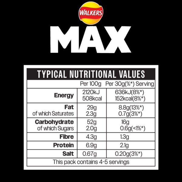 85% OFF Walkers Max Extra Flamin' Hot Crisps (12 Bags) – Only £4.05!   FREE Shipping! Hurry, While Stocks Last!