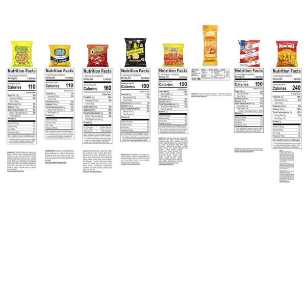 Frito-Lay Ultimate Snack Care Package, Variety Assortment of Chips, Cookies, Crackers & More, 40 Count