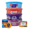Christmas Chocolate Gift Set – 5 Tubs + Terry’s Orange – Bulk Buy of Roses, Heroes, Quality Street & More