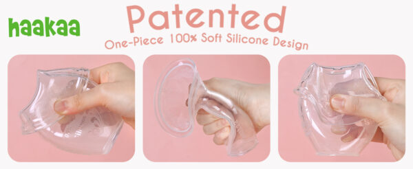 haakaa Manual Breast Pump for Breastfeeding 4oz/100ml