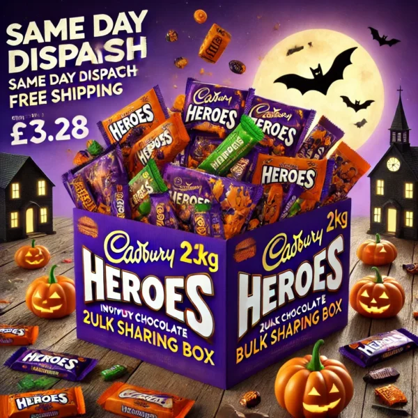 Grab the Sweet Fun at Cadbury Heroes!   2kg  Individually Wrapped Milk Chocolates + Free Shipping! Don’t Miss Out!