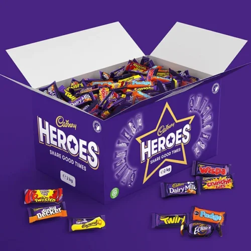 Grab the Sweet Fun at Cadbury Heroes!   2kg  Individually Wrapped Milk Chocolates + Free Shipping! Don’t Miss Out!