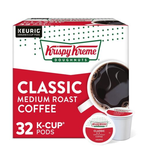 img-008fd05fb1767990d8e468c0168d85de Krispy Kreme Classic, Single-Serve Keurig K-Cup Pods, Medium Roast Coffee Pods, 32 Count