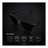 KALIYADI Polarized Sunglasses for Men and Women Semi-Rimless Frame Driving Sun glasses UV Blocking