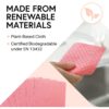 Swedish Wholesale Swedish Dish Cloths – 10 Pack Reusable, Absorbent Hand Towels for Kitchen, Counters & Washing Dishes – Cellulose Sponge Cloth – Eco Friendly Gifts – Assorted