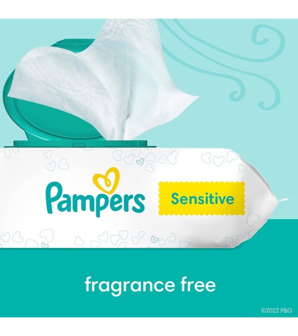 img-09e0eaed935c358536226786436c0730 Choose your count – Baby Wipes, Pampers Sensitive Water Based Baby Diaper Wipes, Hypoallergenic and Unscented, 6 Pop-Top Packs, 336 Total Wipes (Packaging May Vary)