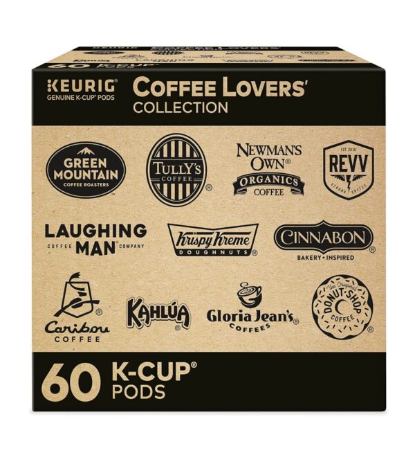 Keurig Coffee Lovers Collection Variety Pack, Single-Serve Coffee K-Cup Pods Sampler, 60 Count