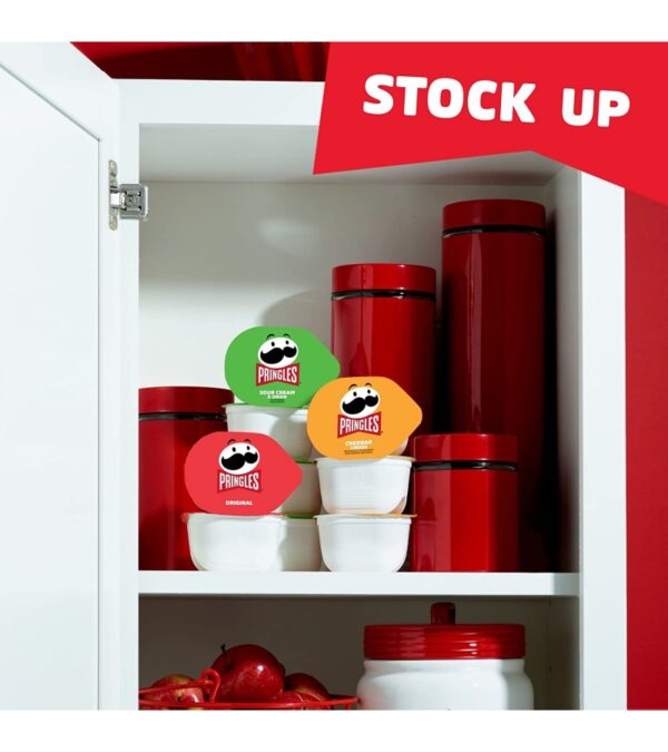 Pringles Potato Crisps Chips, Lunch Snacks, Office and Kids Snacks, Snack Stacks, Variety Pack, 19.3oz Box (27 Cups)