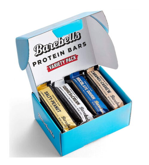 Barebells Protein Bars Variety Pack – 12 Count, 1.9oz Bars – Protein Snacks with 20g of High Protein – Low Carb Protein Bar with 1g of Total Sugars – Perfect on The Go Low Carb Snack & Breakfast Bars