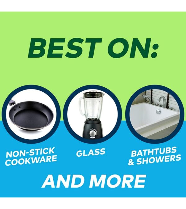 Scotch-Brite Non-Scratch Dishwand, Scrubber for Cleaning Kitchen, Bathroom, and Household, Non-Scratch Dish Scrubber Safe for Non-Stick Cookware, 1 Dishwand