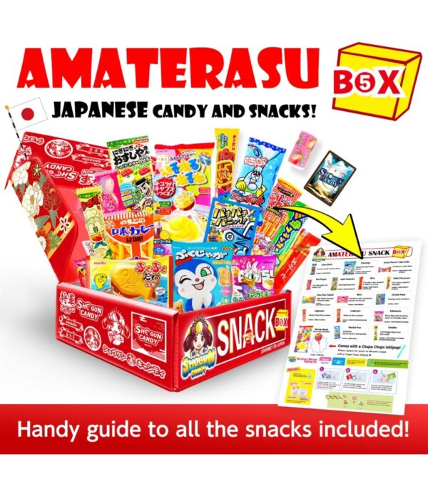 SHOGUN CANDY yummy dagashi snack box from Japan (AMATERASU)