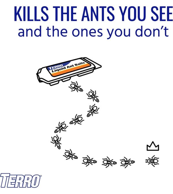 TERRO T300B Liquid Ant Killer, 12 Bait Stations