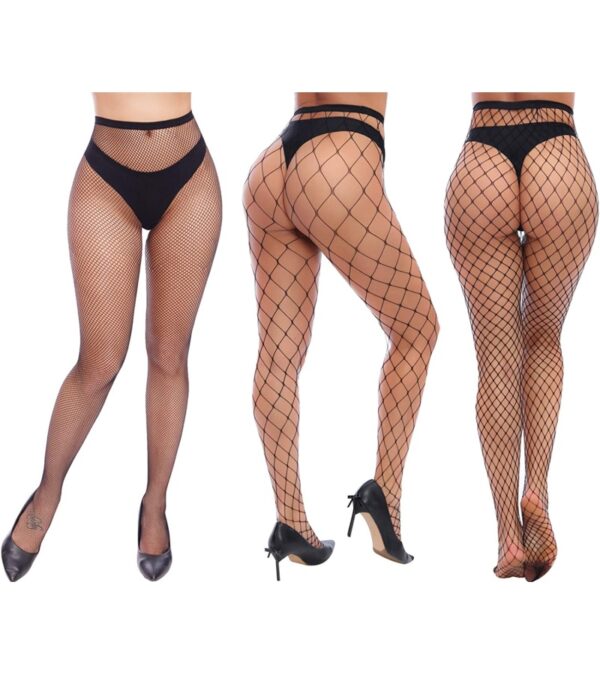 Charmnight Womens High Waist Tights Fishnet Stockings Thigh High Pantyhose