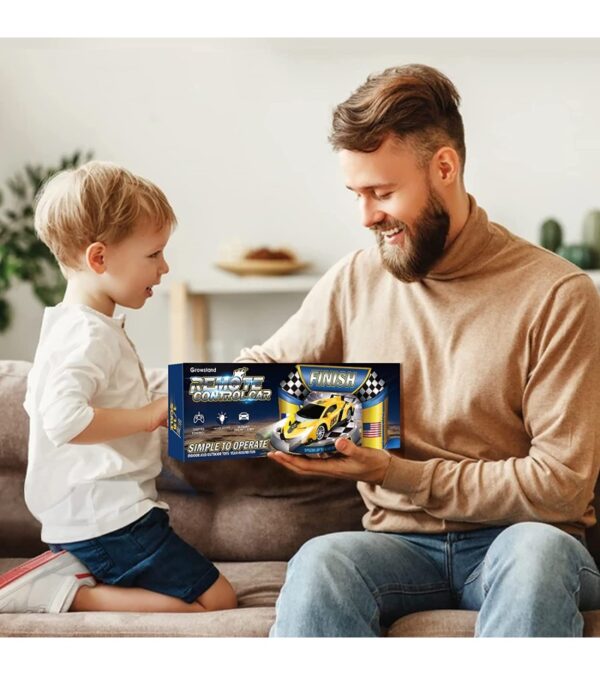 img-19ea7335d4c28d650d166b643b53d919 Growsland Remote Control Car, RC Cars Xmas Gifts for Kids 1/18 Electric Sport Racing Hobby Toy Car Yellow Model Vehicle with Lights and Controller Kids Toys Gifts for 4 5 6 7 8-12 Year Old Boys Girls