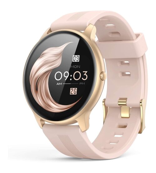 AGPTEK Smart Watch, IP68 Waterproof Smartwatch for Men Women Activity Tracker with Full Touch Color Screen Heart Rate Monitor Pedometer Sleep Monitor for Android and iOS Phones (Blue)