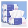 img-1c657464dcc77bd3730323e939a642b2 PoeticEHome Extra Thick Cotton Dry Wipes, Disposable Face Towel Lint-Free Facial Tissue Cloths for Deeply Cleansing & Makeup Cleaning 4 PACK