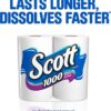 Scott 1000 Toilet Paper, 32 Regular Rolls, Septic-Safe, 1-Ply Toilet Tissue