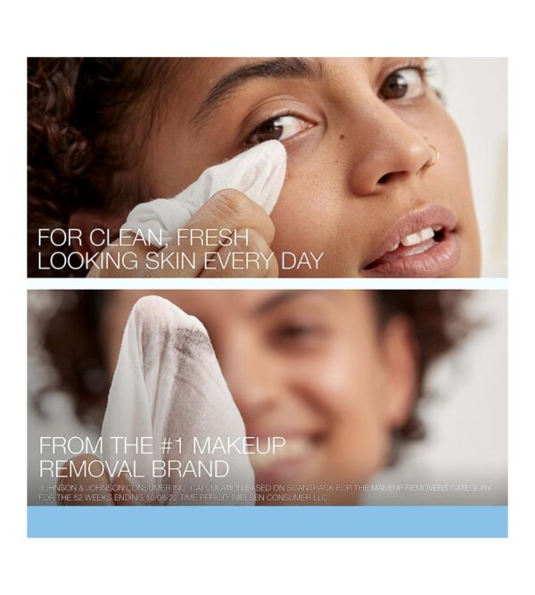 Neutrogena Cleansing Fragrance Free Makeup Remover Face Wipes, Cleansing Facial Towelettes for Waterproof Makeup, Alcohol-Free, Unscented, 100% Plant-Based Fibers, Twin Pack, 2 x 25 ct