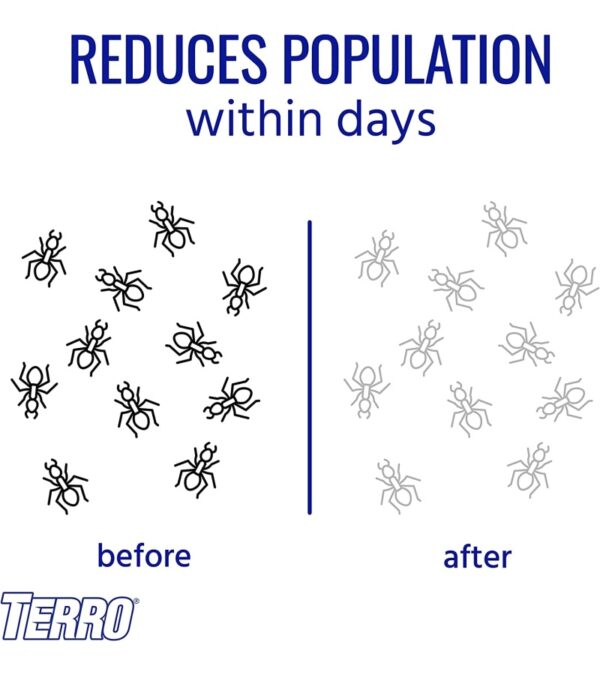 TERRO T300B Liquid Ant Killer, 12 Bait Stations