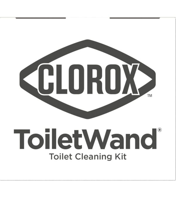 Clorox ToiletWand Disposable Toilet Cleaning Kit, Toilet Brush, Toilet and Bathroom Cleaning System with Storage Caddy and 16 Disinfecting ToiletWand Refill Heads (Package May Vary)