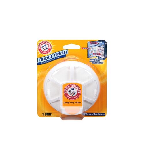 Arm & Hammer 33200-01710 Baking Soda Fridge Fresh Air Filter, 0.28 oz (Pack of 8)