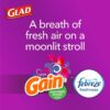 Glad Trash & Food Storage ForceFlex Protection Series Tall Trash Bags, 13 Gal, Gain Moonlight Breeze with Febreze, 110 Ct (Package May Vary)