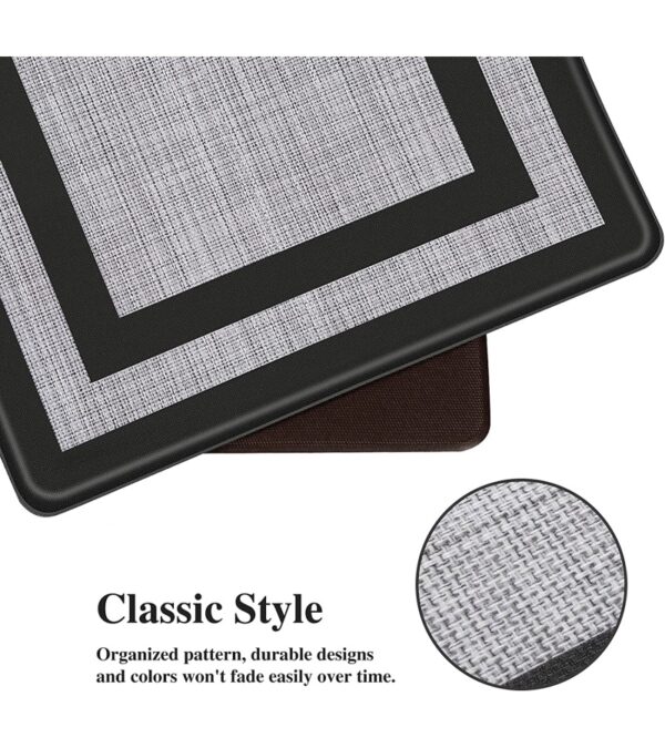 img-35f7652c4a9bbeaf5a6705e58b79ed76 Mattitude Kitchen Mat 2 PCS Cushioned Anti-Fatigue Kitchen Rugs Non-Skid Waterproof Kitchen Mats and Rugs Ergonomic Comfort Standing Mat for Kitchen, Floor, Office, Sink, Laundry, Black and Gray
