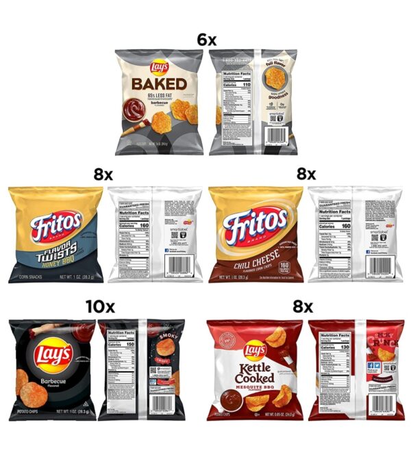 Frito-Lay Backyard Barbecue Mix Variety Pack, (40 Pack)