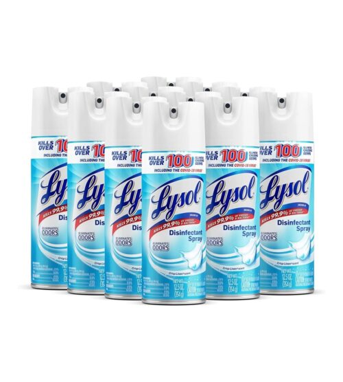 img-3a7fb9b74f204e87a6b271d0ebad6ea4 Lysol – 19200741866 Disinfectant Spray, Crisp Linen, 150oz (12X12.5oz)