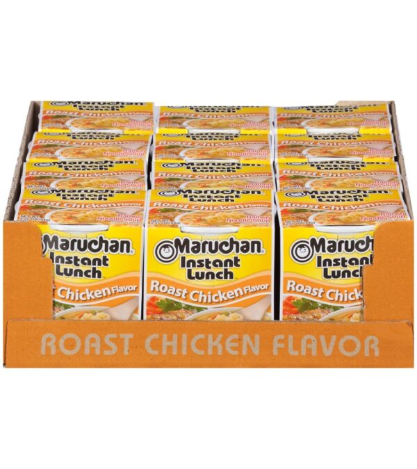 Maruchan Instant Lunch Roast Chicken Flavor, 2.25 Oz, Pack of 12