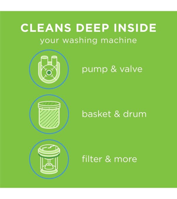 Affresh Washing Machine Cleaner, Cleans Front Load and Top Load Washers, Including HE, 6 Tablets