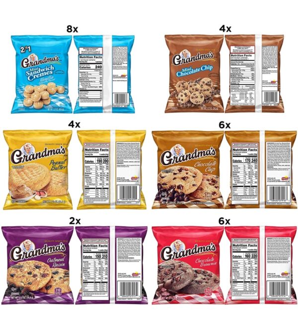 Grandma's Cookies Variety Pack of 30
