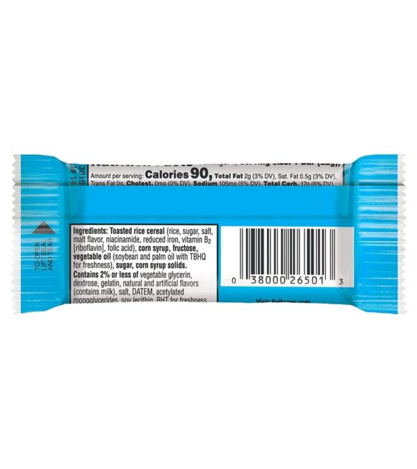 Rice Krispies Treats Marshmallow Snack Bars, Kids Snacks, School Lunch, Original (54 Bars)