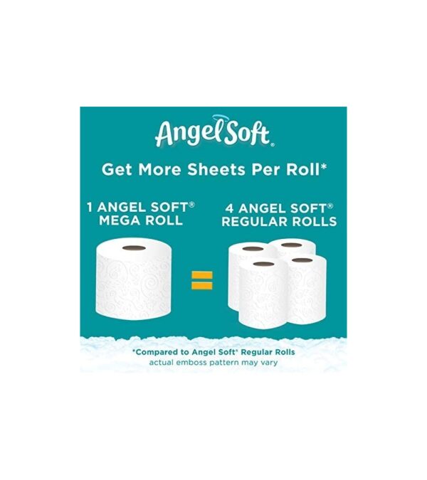 Angel Soft Mega Rolls, 24 Count