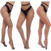 Charmnight Womens High Waist Tights Fishnet Stockings Thigh High Pantyhose