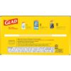 Glad Trash & Food Storage ForceFlex Protection Series Tall Trash Bags, 13 Gal, Gain Moonlight Breeze with Febreze, 110 Ct (Package May Vary)
