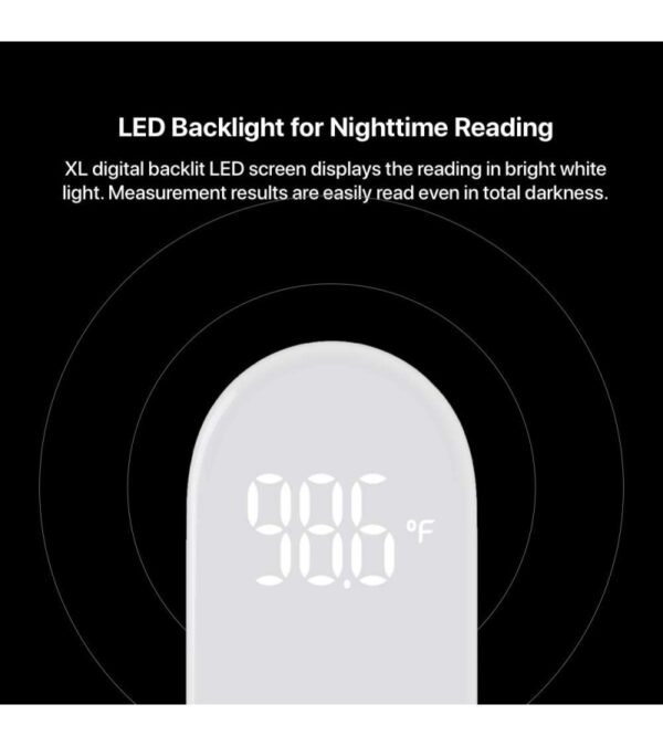 iHealth No-Touch Forehead Thermometer, Digital Infrared Thermometer for Adults and Kids, Touchless Baby Thermometer, 3 Ultra-Sensitive Sensors, Large LED Digits, Quiet Vibration Feedback, Non Contact