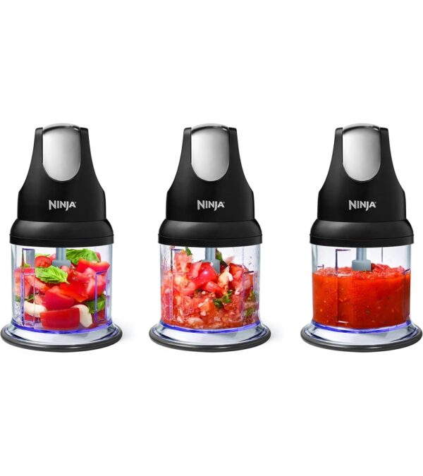 Ninja Food Chopper Express Chop with 200-Watt, 16-Ounce Bowl for Mincing, Chopping, Grinding, Blending and Meal Prep (NJ110GR)