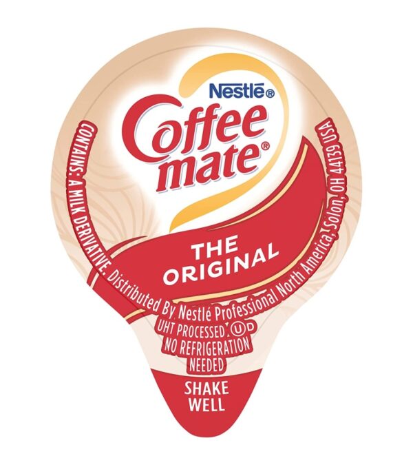 Nestle Coffee mate Coffee Creamer, Original, Liquid Creamer Singles, Non Dairy, No Refrigeration, Box of 360