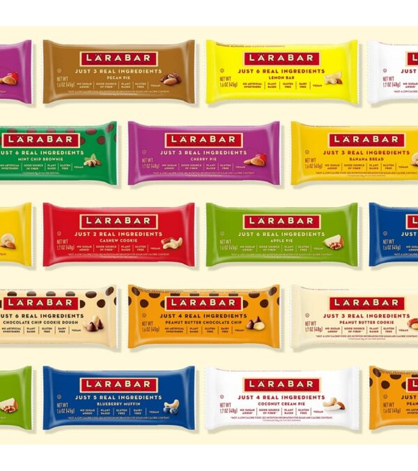 Larabar Cherry Pie, Gluten Free Vegan Fruit & Nut Bar, 1.7 oz Bars, 16 Ct