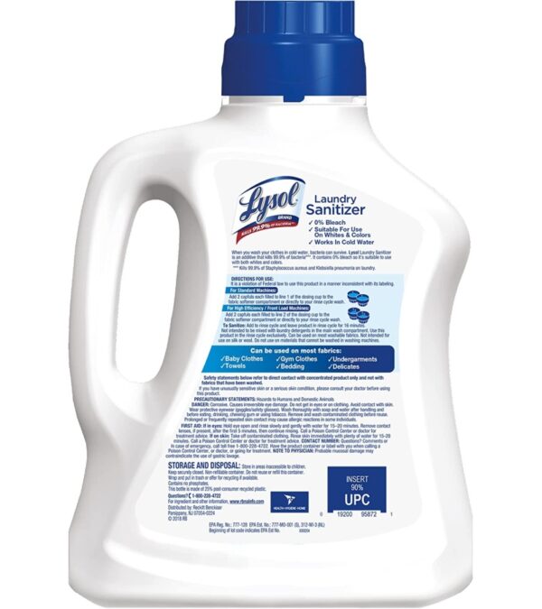 img-53c6de595c3caed5f43a10a0710bb426 Lysol Laundry Sanitizer Additive, Bacteria-Causing Laundry Odor Eliminator, 0% Bleach Laundry Sanitizer, color, , Multi 90 Fl Oz Crisp Linen