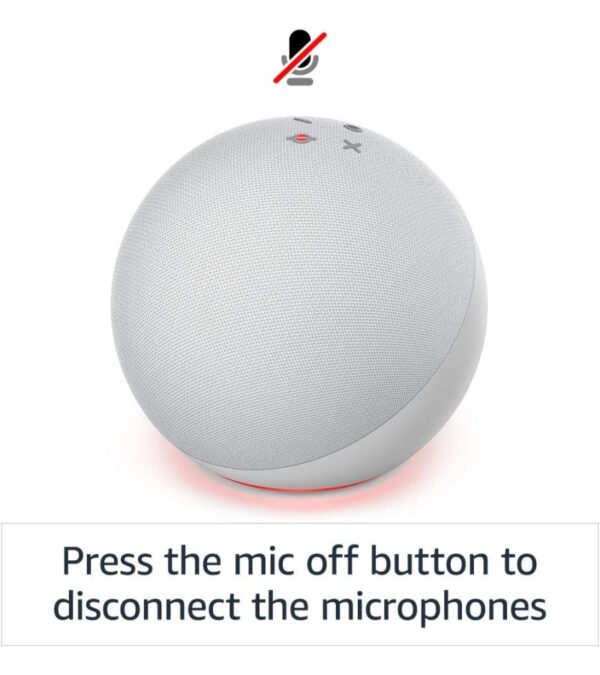 Echo (4th Gen) | With premium sound, smart home hub, and Alexa | Charcoal