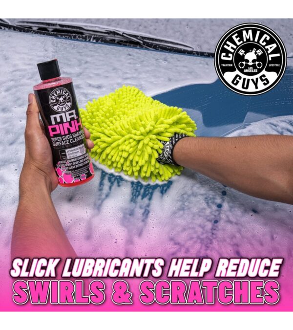 Chemical Guys CWS_402_64 Mr. Pink Foaming Car Wash Soap (Works with Foam Cannons, Foam Guns or Bucket Washes) Safe for Cars, Trucks, Motorcycles, RVs & More, 64 fl oz (Half Gallon), Candy Scent