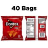 Doritos Flavored Tortilla Chips , 40 Count (Pack of 1)